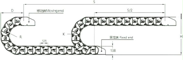 拖链长度